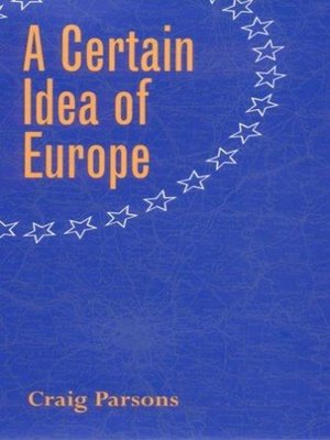 cover image of A Certain Idea of Europe